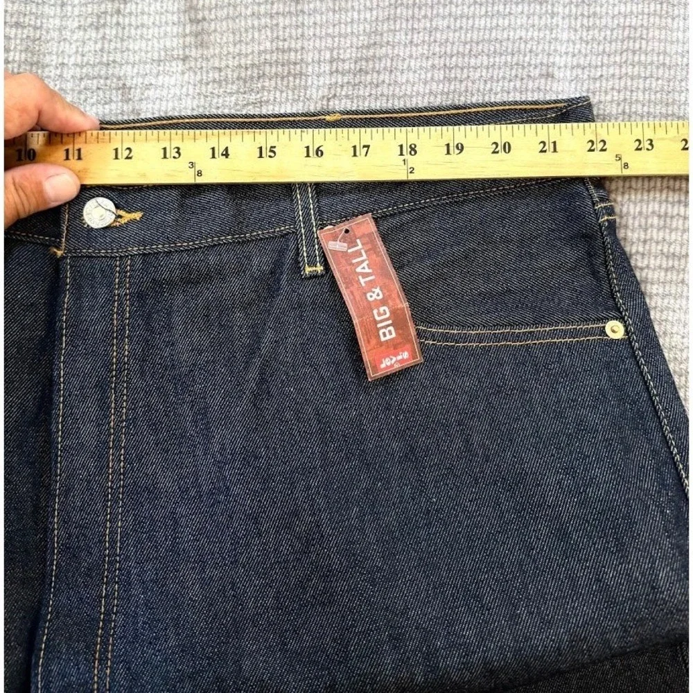 Levis 501 XX Original Shrink To Fit Jeans Mens 44x34 Indigo Rigid Big & Tall NEW